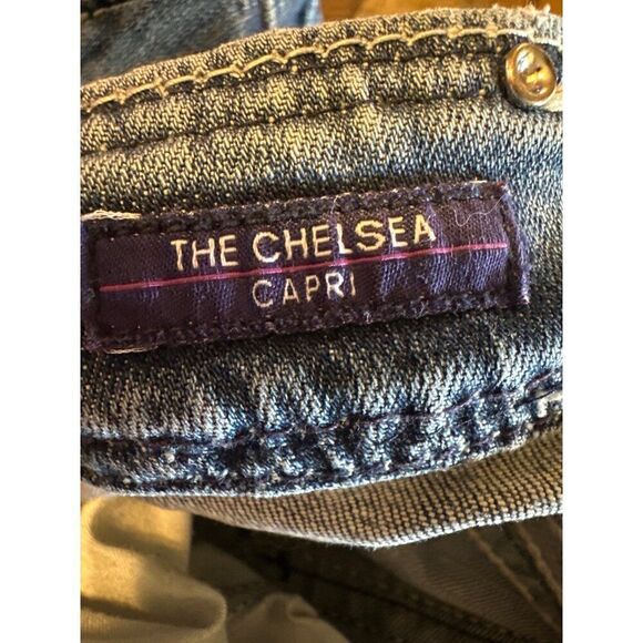 Vigoss The Chelsea Mid Rise Capri Jeans  Size 5 - Picture 13 of 15